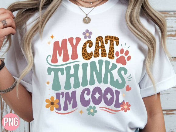 Cool Cat Lover Shirt Design: A Premium PNG for Creative Projects