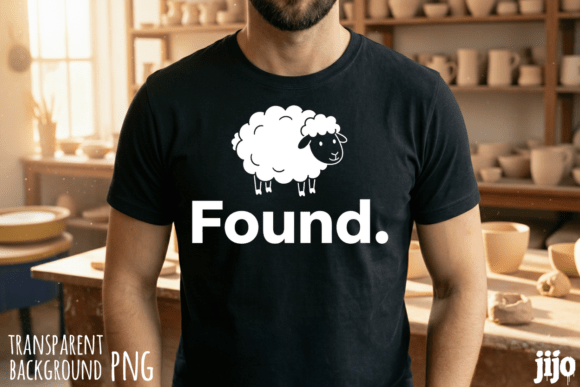 Sheep Christian Found Religious PNG: Design for Faith-Based Projects