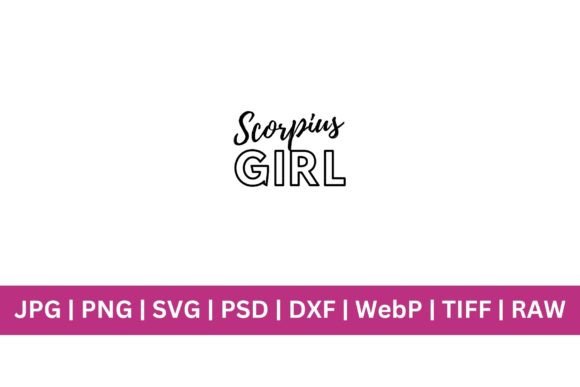 Unleashing the Cosmic Charm of Scorpius Girl SVG